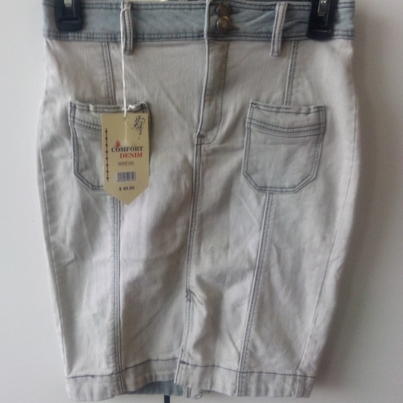 Pencil Jean skirt - Picture 7 of 12